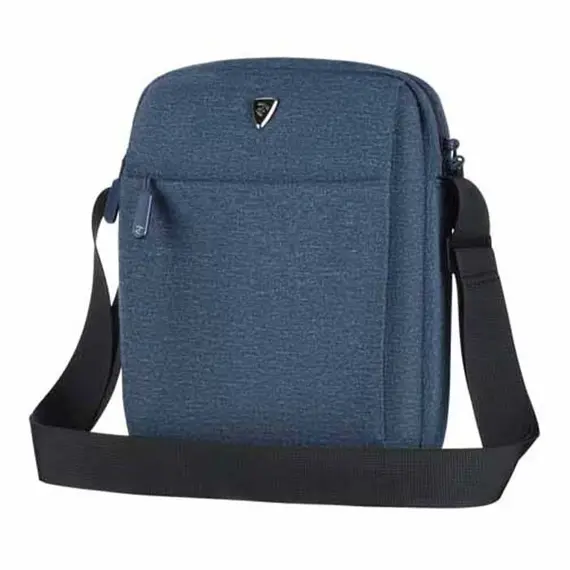 ლეპტოპის ჩანთა 2E Vertical Bag 2E, Melange 10", Navy-Blue  - Primestore.ge