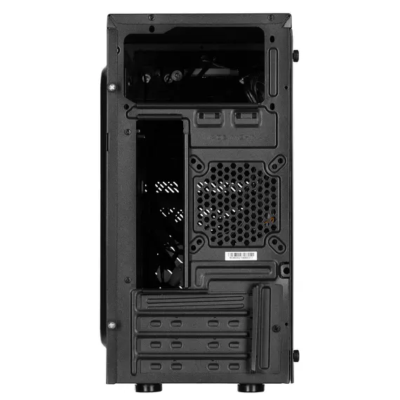 Processor case 2E Computer case BASIS (RD850) MiniT, Micro ATX, Mini ITX, 2xUSB2.0, 1xUSB3.0, 1x120mm ARGB, acrylic, (side panel), without PSU, black, 3 image