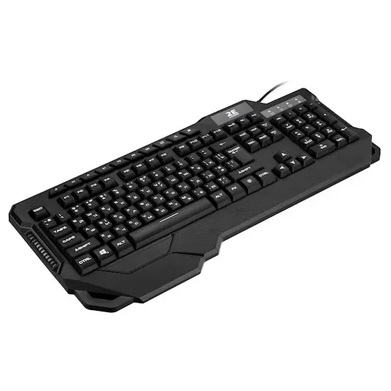კლავიატურა 2E GAMING Keyboard KG340 LED USB Black Ukr , 2 image - Primestore.ge