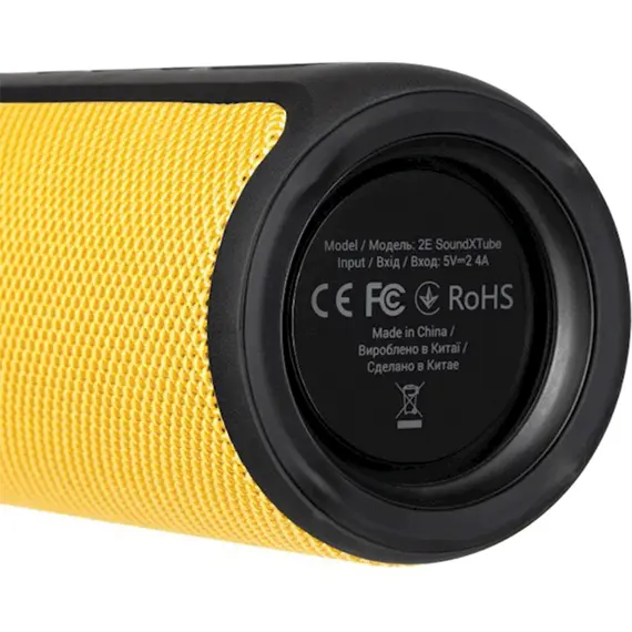 დინამიკი Portable Speaker 2E SoundXTube TWS, MP3, Wireless, Waterproof Yellow , 4 image - Primestore.ge