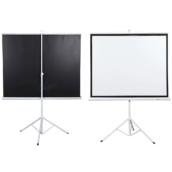პროექტორის ეკრანი  სადგამით ALLSCREEN TRIPOD PROJECTION SCREEN 160X160CM HD FABRIC 89 inch CTP-6363 , 2 image - Primestore.ge