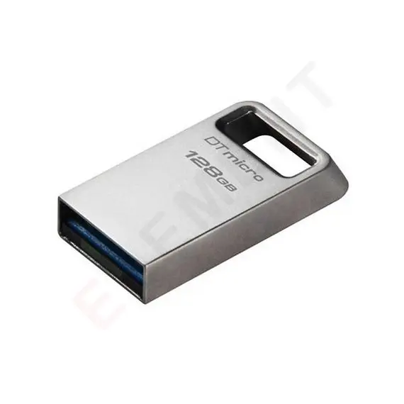 USB ფლეშ მეხსიერება Kingston 128GB USB 3.2 Gen1 DT Micro R200MB/s Metal , 2 image - Primestore.ge