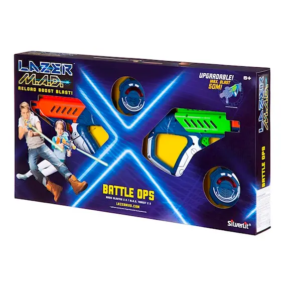 სათამაშო იარაღი Silverlit Lazer M.A.D. DUAL KIT  - Primestore.ge