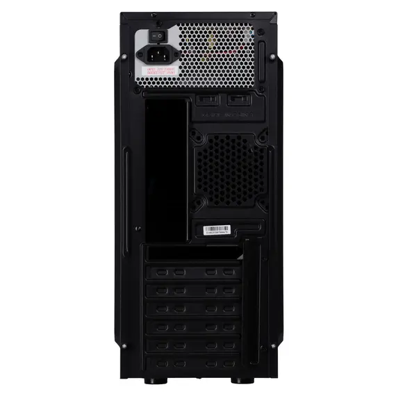 პროცესორის ქეისი 2E Computer case ALFA (E1802) MidT, 2xUSB3.0,2xUSB3.0,metal perforated (side panel),without PSU,black , 2 image - Primestore.ge
