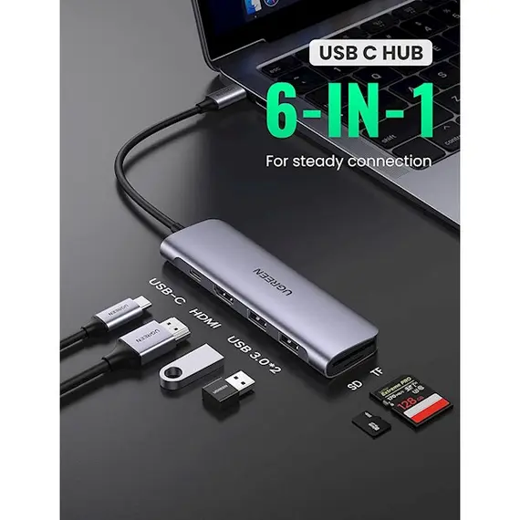 Type-C ჰაბი UGREEN CM195 , 2 image - Primestore.ge