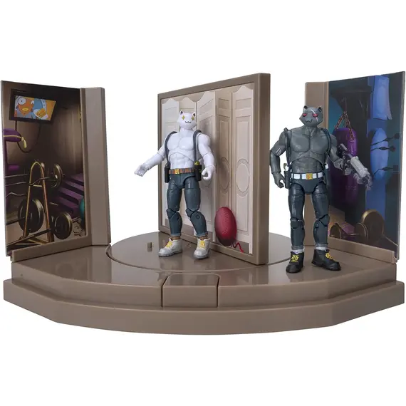Toy figure Fortnite 2 Figure Pack Agent's Room Meowcles