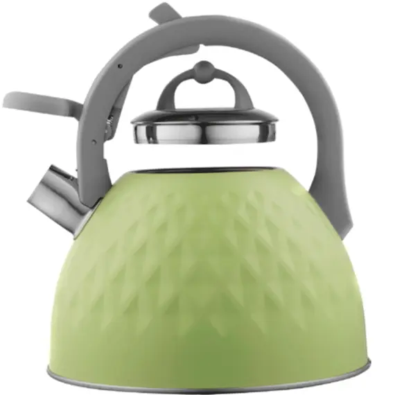 ჩაიდანი Ardesto Kettle Gemini, 2.5 l, green, stainless steel , 3 image - Primestore.ge