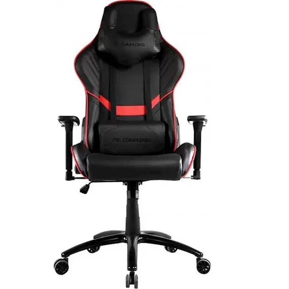 სათამაშო სავარძელი 2E GAMING Chair HIBAGON Black/Red  - Primestore.ge