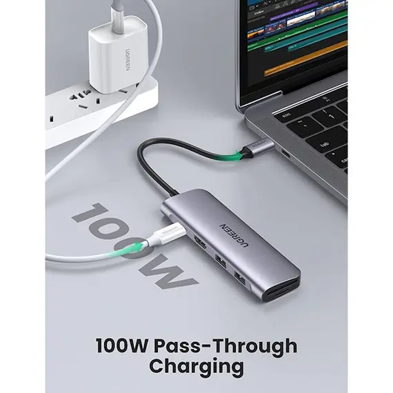 Type-C ჰაბი UGREEN CM195 , 4 image - Primestore.ge
