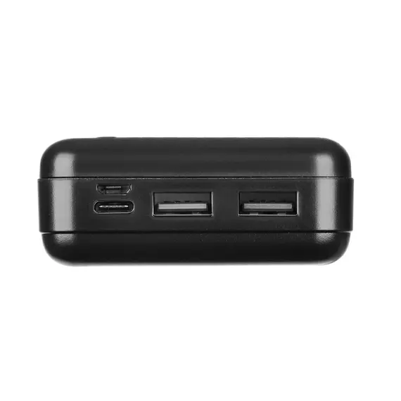 Portable charger 2E Power Bank Geometry 20000mAh Type-C, USB-А Black, 3 image