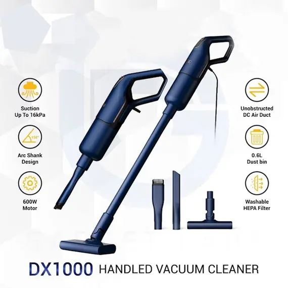 მტვერსასრუტი deerma DX1000W Blue , 2 image - Primestore.ge