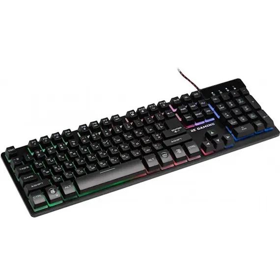 კლავიატურა 2E GAMING Keyboard KG280 LED USB Black UKR , 2 image - Primestore.ge