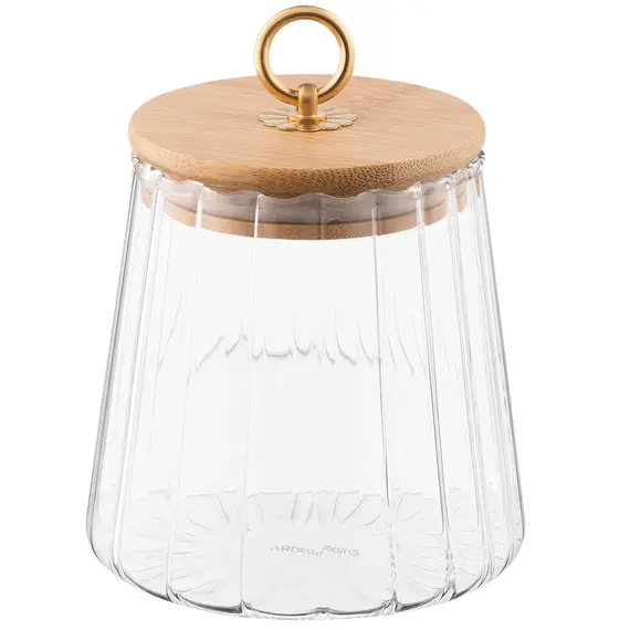 ქილა Ardesto Jar Fresh Vintage 650 ml, glass, bamboo  - Primestore.ge