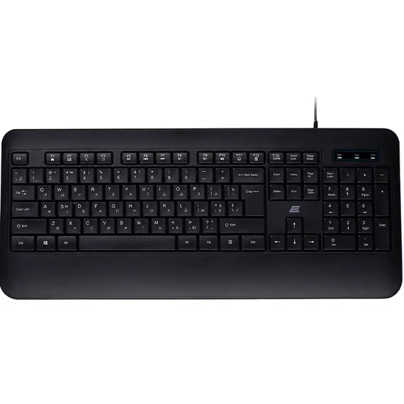 კლავიატურა 2E Keyboard KS109 USB Black  - Primestore.ge