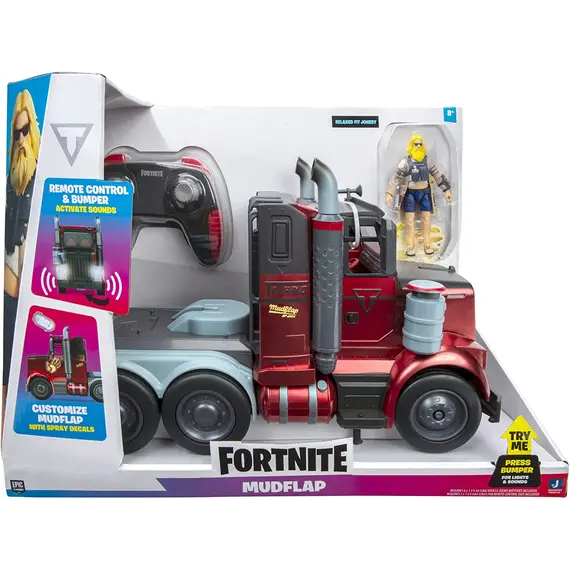სათამაშო ტრაილერი Fortnite Deluxe Feature Vehicle Fortnite RC Mudflap , 2 image - Primestore.ge