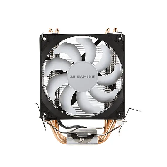 ქულერი 2E GAMING CPU cooling system  AIR COOL (AC90D4-RGB) RGB,775,115X,1366,1700 FM1,FM2,AM2,AM2+,AM3,AM3+,AM4, 90mm,2510-4pin, TDP 130W , 2 image - Primestore.ge