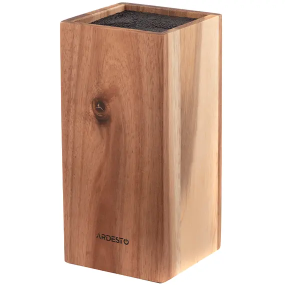 დანების ჩასაწყობი Ardesto Knife Block Black Mars, 23 cm, wood  - Primestore.ge