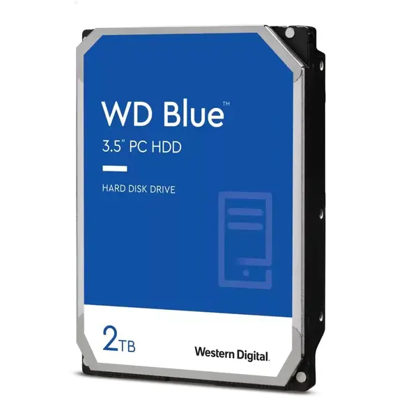 მყარი დისკი WD 3.5" SATA 3.0 2TB 7200 256MB Blue  - Primestore.ge