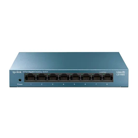 სვიჩი TP-link LS108G, 8-Port 10/100/1000Mbps  - Primestore.ge