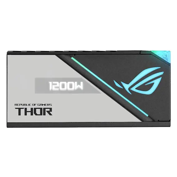Power supply ASUS ROG THOR (1200W), >90%, 80 Platinum, 135mm, 1xMB 24pin(204), 2xCPU 8pin(44), 8xMolex, 12xSATA, 8xPCIe 8pin(62), Fully Modular, ARGB, ROG-THOR-1200P2 -GAMING, 3 image