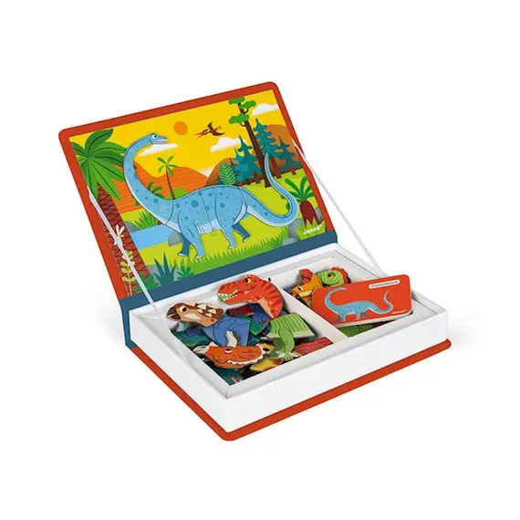 მაგნიტური წიგნი Janod Dinosaurs Magnetic book , 2 image - Primestore.ge