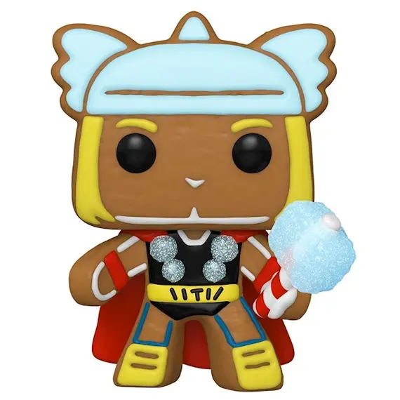 სათამაშო საკოლექციო ფიგურა Funko POP! Bobble Marvel Holiday Gingerbread Thor 50663 , 2 image - Primestore.ge