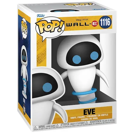 სათამაშო საკოლექციო ფიგურა Funko POP! Disney Wall-E Eve Flying 58688  - Primestore.ge