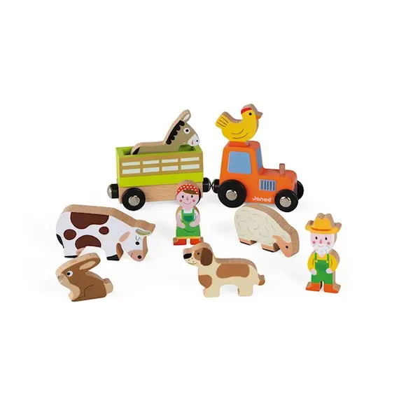 ცხოველების ფერმა Janod Story Animal Farm , 2 image - Primestore.ge