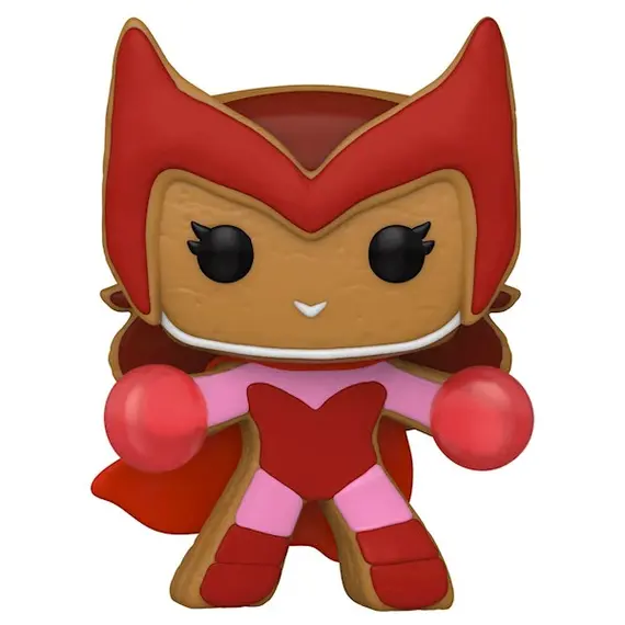 სათამაშო საკოლექციო ფიგურა Funko POP! Bobble Marvel Holiday Gingerbread Scarlet Witch 57129 , 2 image - Primestore.ge