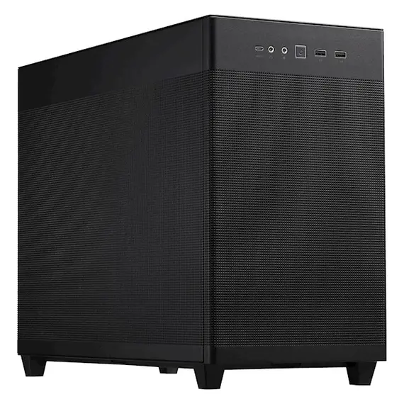 პროცესორის ქეისი ASUS AP201 PRIME CASE MESH, w/o PSU, 2xUSB3.2, 1xUSB Type-C, mATX, Black , 3 image - Primestore.ge