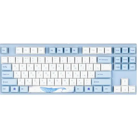 კლავიატურა Varmilo keyboard VEM87 Sea Melody EC V2 Daisy Multicolor  - Primestore.ge