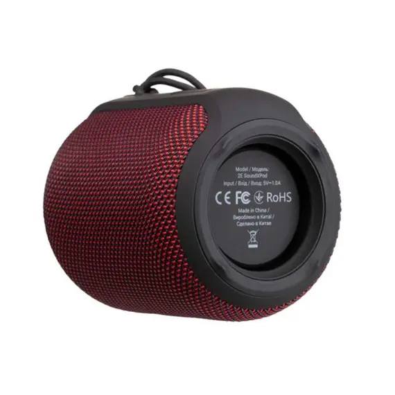 დინამიკი Portable Speaker 2E SoundXPod TWS, MP3, Wireless, Waterproof Red , 2 image - Primestore.ge