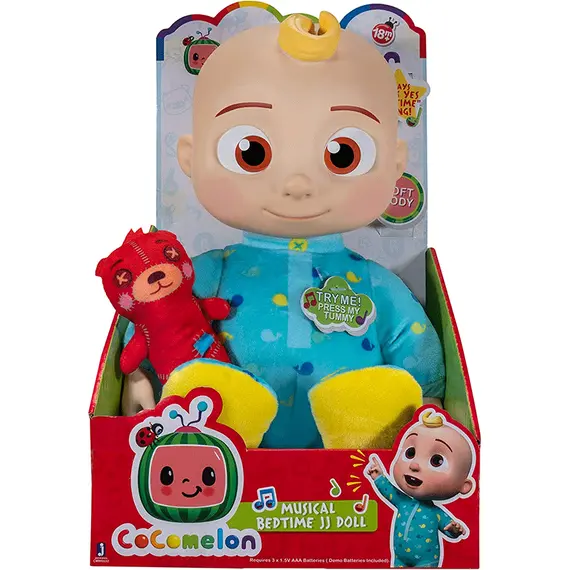 რბილი სათამაშო CoComelon CMW - Roto Plush (Bedtime JJ Doll) , 2 image - Primestore.ge