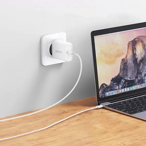 USB კაბელი UGREEN US300 (60551) USB2.0 Type-C to Type-C Male Cable 100W, 1m, White , 3 image - Primestore.ge