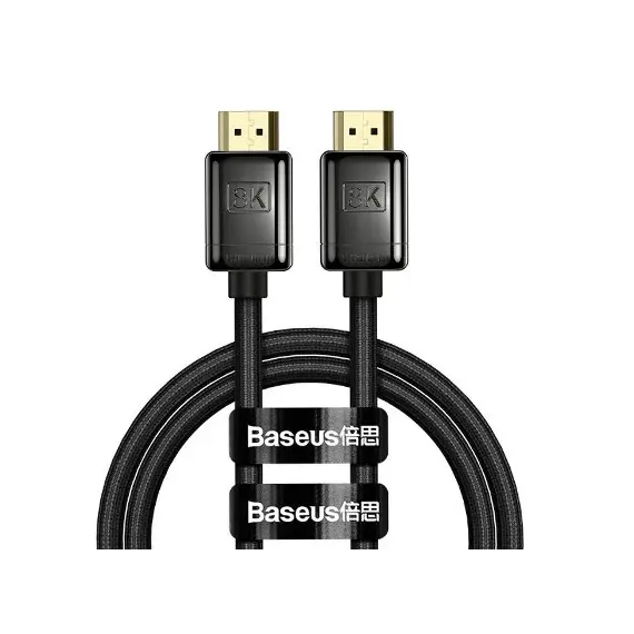 კაბელი Baseus High Definition Series HDMI 8K to HDMI 8K Adapter Cable 3m WKGQ000201  - Primestore.ge