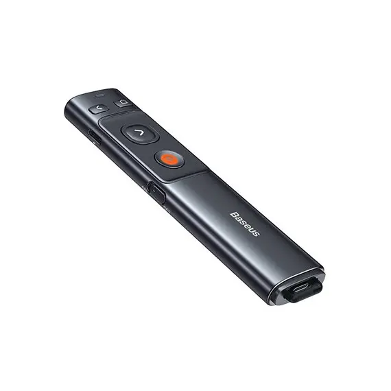 პრეზენტერი Baseus Orange Dot Wireless Presenter with Green Laser rechargable WKCD010013  - Primestore.ge
