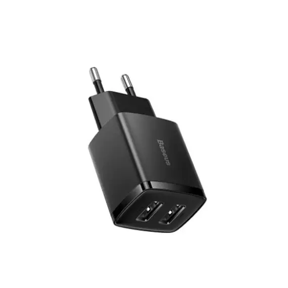 ადაპტერი Baseus Compact Charger 2U 10.5W EU CCXJ010201 , 2 image - Primestore.ge