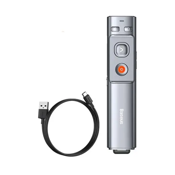 პრეზენტერი Baseus Orange Dot Wireless Presenter with Red Laser WKCD000013  - Primestore.ge