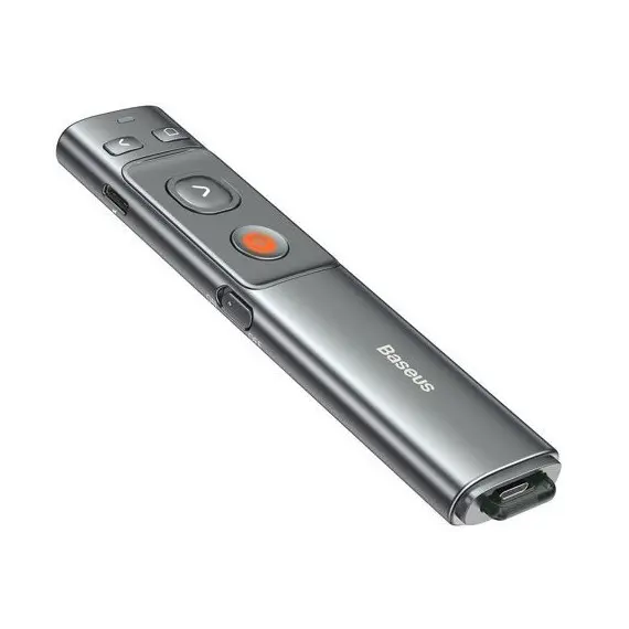 პრეზენტერი Baseus Orange Dot Wireless Presenter with Red Laser WKCD000013 , 3 image - Primestore.ge