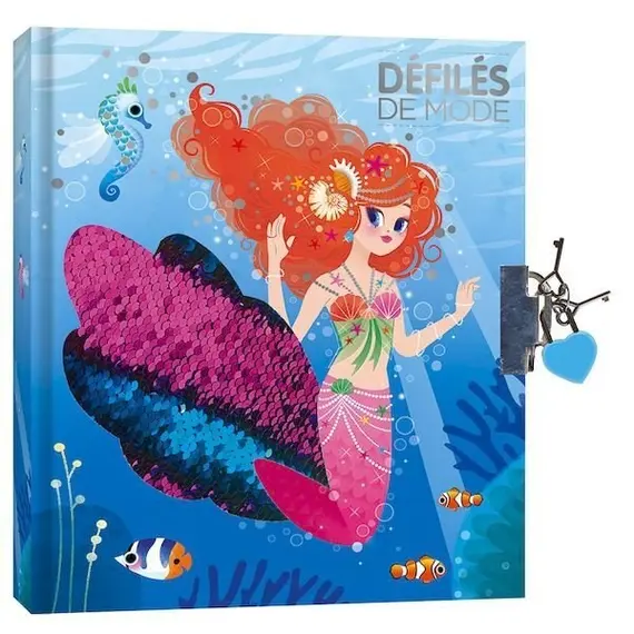 ბლოკნოტი Janod SECRET DIARY MERMAIDS  - Primestore.ge