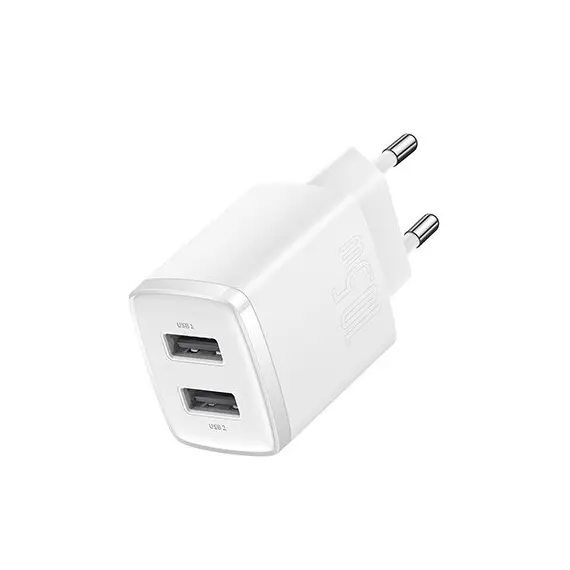ადაპტერი Baseus Compact Charger 2U 10.5W EU CCXJ010202 , 3 image - Primestore.ge