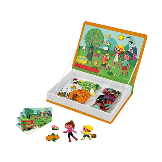 ლოგიკური სათამაშო Janod Magnetic book Janod 4 seasons J02721 , 2 image - Primestore.ge