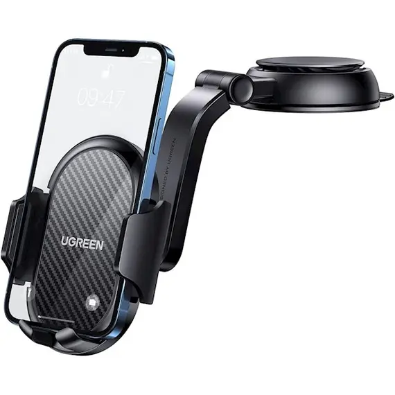 მობილურის დამჭერი UGREEN LP405 (20473) Waterfall-Shaped Suction Cup Phone Mount, Black  - Primestore.ge