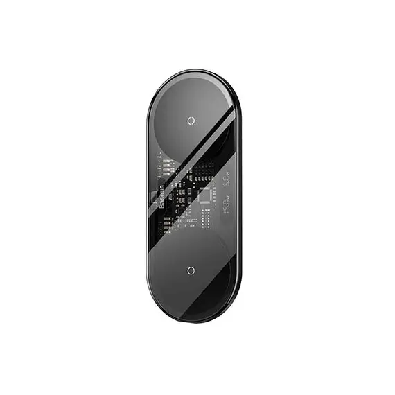 პორტატული დამტენი Baseus Digital LED Display 2in1 Wireless Charger 20W Universal with Cable WXSX010101 , 4 image - Primestore.ge
