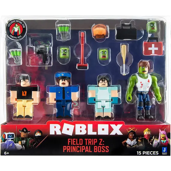 სათამაშო ნაკრები Roblox Multipack Field Trip Z: Principal Boss W10 , 3 image - Primestore.ge