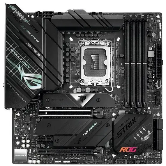 დედა დაფა ASUS STRIX Z690-G GAMING WIFI s1700 Z690 4xDDR5 M.2 HDMI-DP Wi-Fi BT mATX , 2 image - Primestore.ge