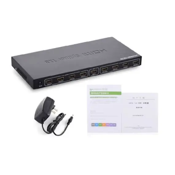 სპლიტერი UGREEN 40203 1x8 HDMI Amplifier Splitter Black , 3 image - Primestore.ge