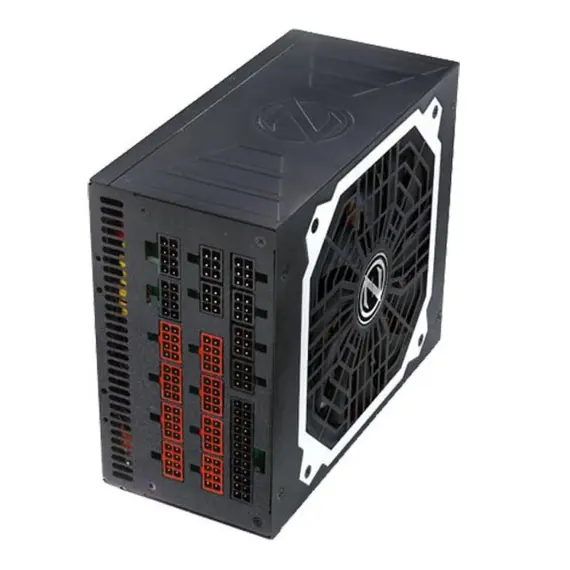 კვების წყარო Zalman Power supply Acrux 1200-ARX (1200W), 100-240VAC, 94%, 80+ PLATINUM, aPFC, 135mm, MB24, CPU(4+4,8), 16xSATA, 8xPCIe, 8xMOLEX, 1xFDD, modular, OCP, OVP, UVP, SCP, OPP, OTP , 2 image - Primestore.ge