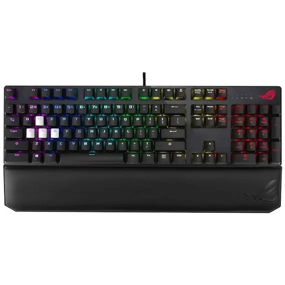 Keyboard ASUS Keyboard STRIX SCOPE Deluxe RD RGB 84key USB EN Black
