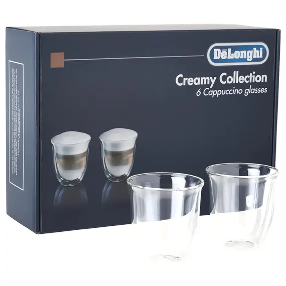 მინის ჭიქა CONF DLSC301 6BICC-CAPPUCCINO 190ML DL  - Primestore.ge